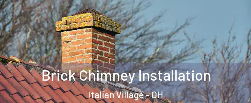 Brick Chimney Installation Italian Village - OH