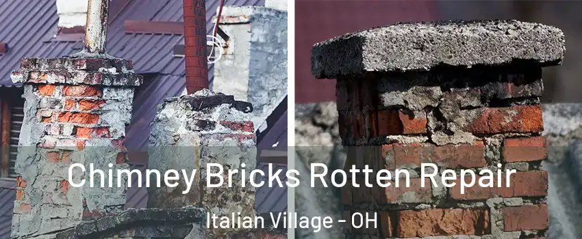 Chimney Bricks Rotten Repair Italian Village - OH