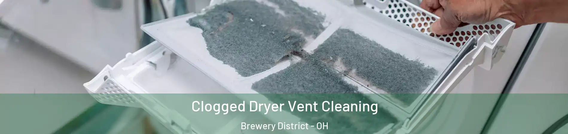 Clogged Dryer Vent Cleaning Brewery District - OH
