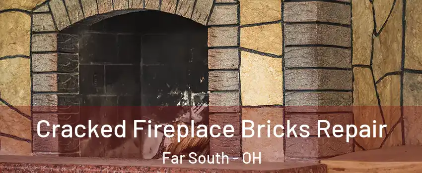 Cracked Fireplace Bricks Repair Far South - OH