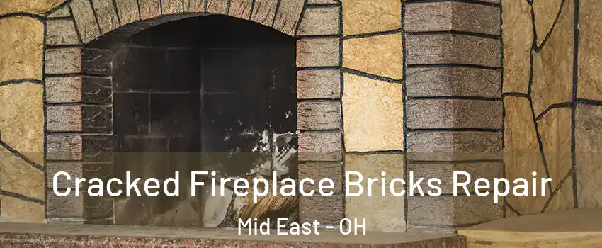 Cracked Fireplace Bricks Repair Mid East - OH