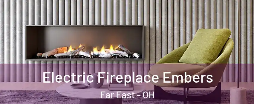 Electric Fireplace Embers Far East - OH