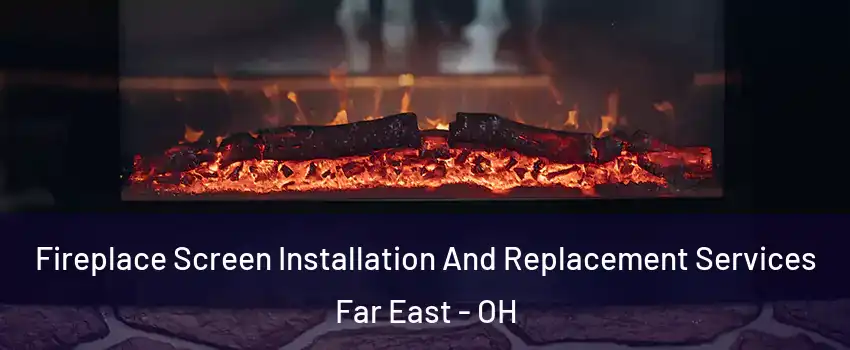Fireplace Screen Installation And Replacement Services Far East - OH