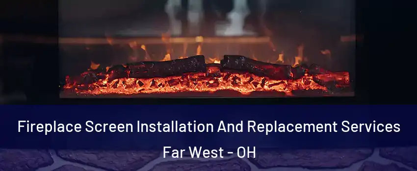 Fireplace Screen Installation And Replacement Services Far West - OH