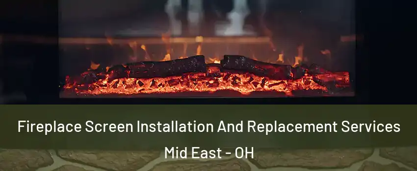 Fireplace Screen Installation And Replacement Services Mid East - OH