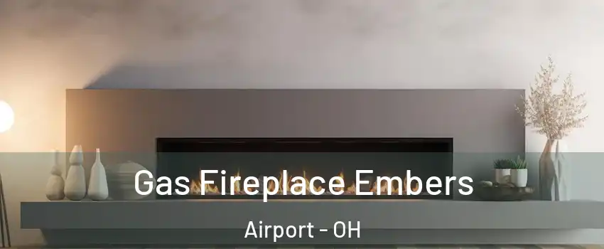 Gas Fireplace Embers Airport - OH