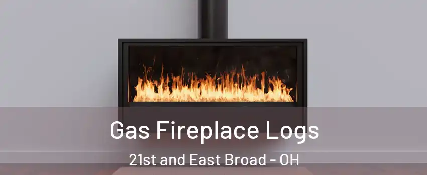Gas Fireplace Logs 21st and East Broad - OH