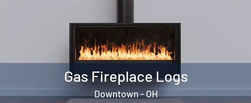 Gas Fireplace Logs Downtown - OH