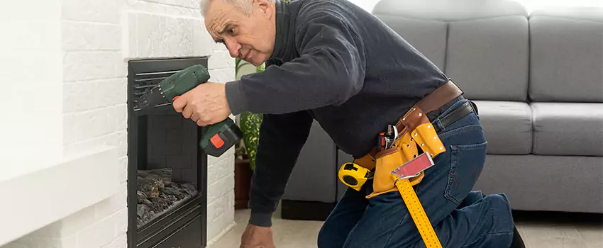 New Indoor Fireplace Installation in North Central, Ohio