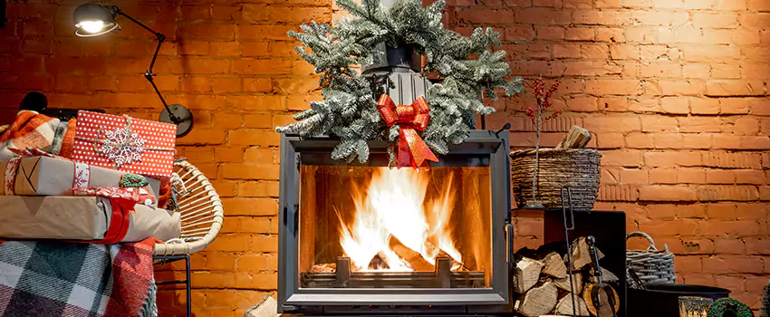 Travis Industries Linear Gas Fireplace Installation in North Central, Ohio