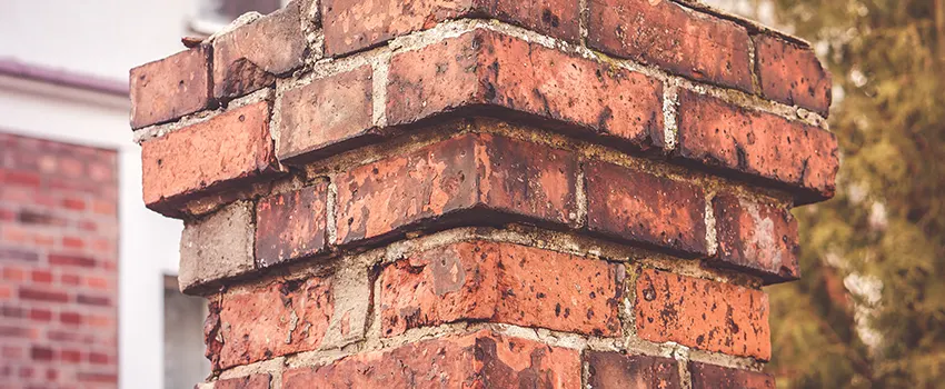 Cracked Chimney Bricks Repair Cost in North Central, Ohio