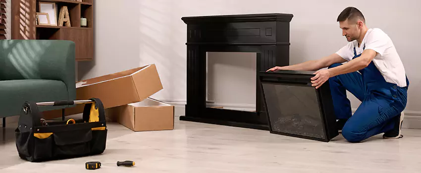 Old Rusted Metal Fireplace Repair And Replacement in North Central, OH