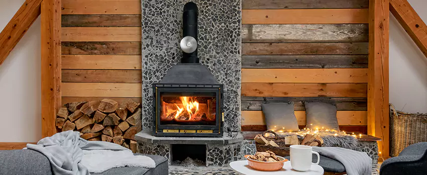 Thelin Hearth Products Direct Vent Gas Stove Fireplace Inspection in North Central, Ohio