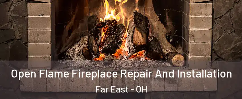 Open Flame Fireplace Repair And Installation Far East - OH