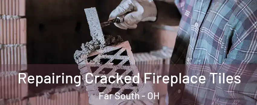 Repairing Cracked Fireplace Tiles Far South - OH